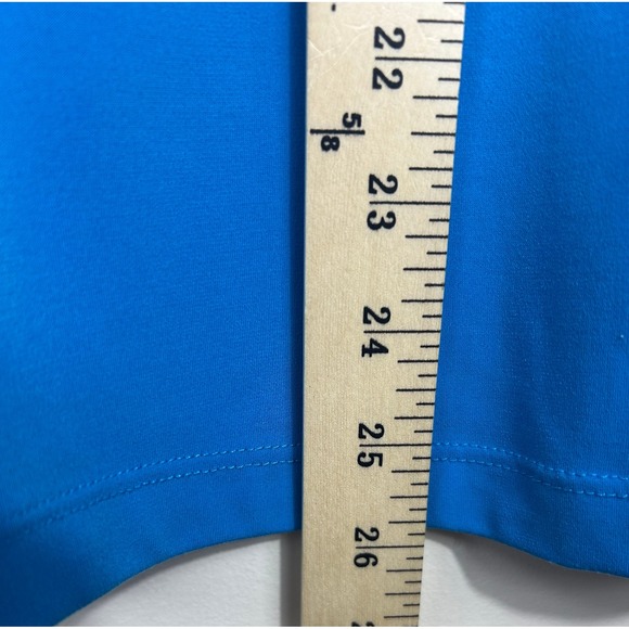 Y2K Babydoll Top Blue Ruched Empire Waist Women's S Fairy Flowy CSC Studio USA‎ - Picture 7 of 9